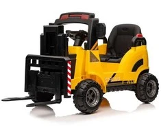 Elektromobilis šakinis krautuvas WH101, geltonas