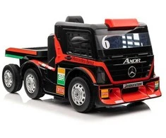 Elektromobilis su priekaba Mercedes XMX622B, LCD, raudonas