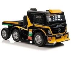 Elektromobilis su priekaba Mercedes XMX622B, LCD, geltonas