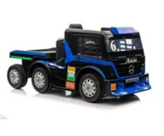 Elektromobilis su priekaba Mercedes XMX622B, LCD, tamsiai mėlynas