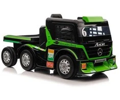 Elektromobilis su priekaba Mercedes XMX622B, LCD, žalias
