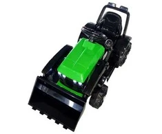 Elektromobilis traktorius su kaušu ZP1001B, žalias