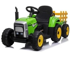 Elektromobilis Traktorius su priekaba XMX611, žalias