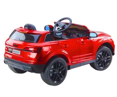 Elektromobilis vaikams Audi Q7, raudonas lakuotas