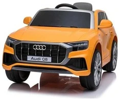 Elektromobilis vaikams Audi Q8 JJ2066, geltonas lakuotas