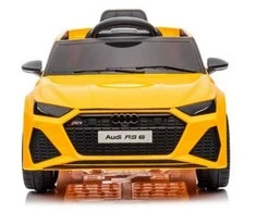 Elektromobilis vaikams Audi RS6, auksinis