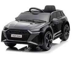Elektromobilis vaikams Audi RS6, juodas