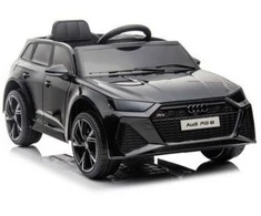 Elektromobilis vaikams Audi RS6, juodas