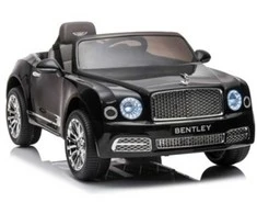 Elektromobilis vaikams Bentley Mulsanne, juodas