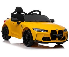 Elektromobilis vaikams BMW M4, geltonas
