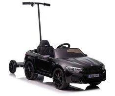 Elektromobilis vaikams BMW M5 su papildoma platforma, juodas lakuotas
