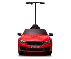 Elektromobilis vaikams BMW M5 su papildoma platforma, raudonas lakuotas