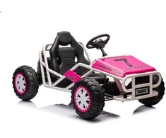 Elektromobilis vaikams Buggy A8812 24V, rožinis