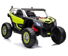 Elektromobilis vaikams Buggy XB2118 dvivietis, 24V, žalias