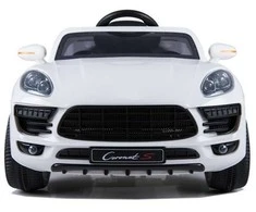 Lean Cars Akumuliatorinis automobilis vaikams „Coronet S“, baltos spalvos