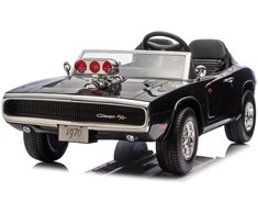 Elektromobilis vaikams Dodge Charger R/T DLS-K12 24V, juodas