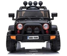Elektromobilis vaikams Jeep BRD-7588 4x4, juodas