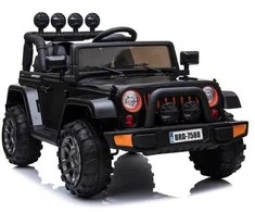 Elektromobilis vaikams Jeep BRD-7588 4x4, juodas