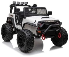 Elektromobilis vaikams Jeep JC666, baltas