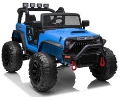 Elektromobilis vaikams Jeep JC666 Lakuotas, mėlynas