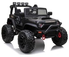 Elektromobilis vaikams Jeep JC666 Lakuotas, juodas