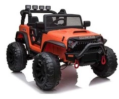 Elektromobilis vaikams Jeep JC666, oranžinis