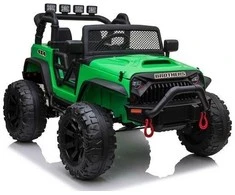 Elektromobilis vaikams Jeep JC666, žalias
