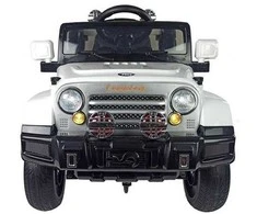 Elektromobilis vaikams Jeep JJ245, baltas
