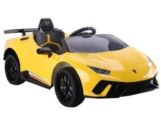 Elektromobilis vaikams Lamborghini Huracan, geltonas