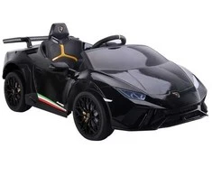 Elektromobilis vaikams Lamborghini Huracan, juodas
