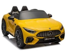 Elektromobilis vaikams Mercedes AMG SL63, geltonas lakuotas