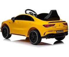 Elektromobilis vaikams Mercedes CLA 45s AMG 4x4, geltonas