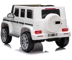Elektromobilis vaikams Mercedes G500, baltas