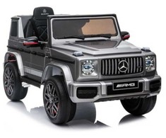 Elektromobilis vaikams Mercedes G63 AMG BBH-002, sidabrinis lakuotas