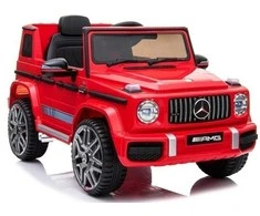 Elektromobilis vaikams Mercedes G63 AMG, raudonas