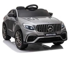 Elektromobilis vaikams Mercedes GLC 63S QLS-5688 4x4, sidabrinis lakuotas