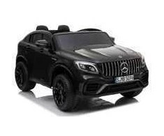 Elektromobilis vaikams Mercedes GLC 63S su MP4, juodas lakuotas