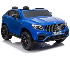 Elektromobilis vaikams Mercedes GLC 63S su MP4, mėlynas lakuotas