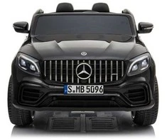 Elektromobilis vaikams Mercedes GLC 63S su MP4, juodas lakuotas