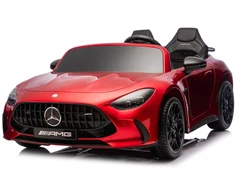 Elektromobilis vaikams Mercedes GT63 AMG DK-GT63 24V LCD, raudonas lakuotas