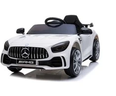 Elektromobilis vaikams Mercedes GTR, baltas