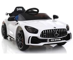 Elektromobilis vaikams Mercedes GTR, baltas