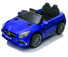 Elektromobilis vaikams Mercedes SL65 S, LCD, mėlynas lakuotas
