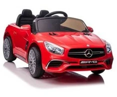 Elektromobilis vaikams Mercedes SL65 S, LCD, raudonas lakuotas
