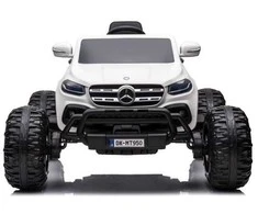 Elektromobilis vaikams Mercedes X 4x4 AWD, MP4, baltas