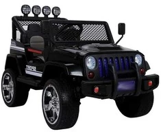 Elektromobilis vaikams S2388 Jeep 4x45W, juodas
