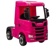 Elektromobilis vaikams Scania 500R HL698 4x4, rožinis