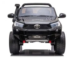 Elektromobilis vaikams Toyota Hilux dvivietis, Lakuotas, juodas