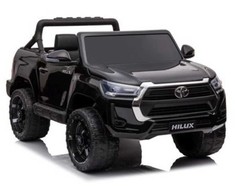 Elektromobilis vaikams Toyota Hilux, juodas