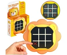 Elektroninis atminties žaidimas „Tic Tac Toe“ liūtas, oranžinis